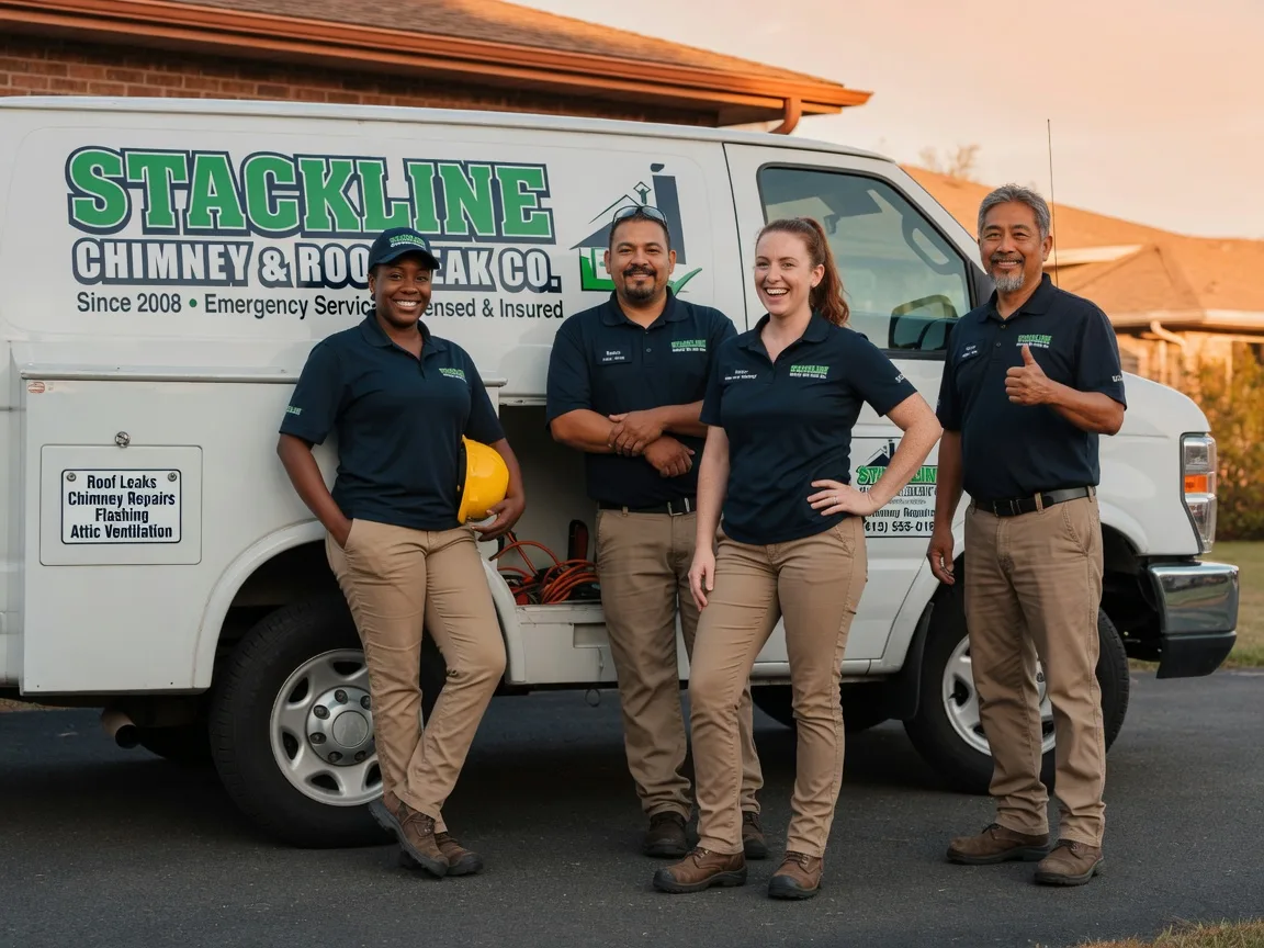 Chimney flashing repair company in Igo, CA